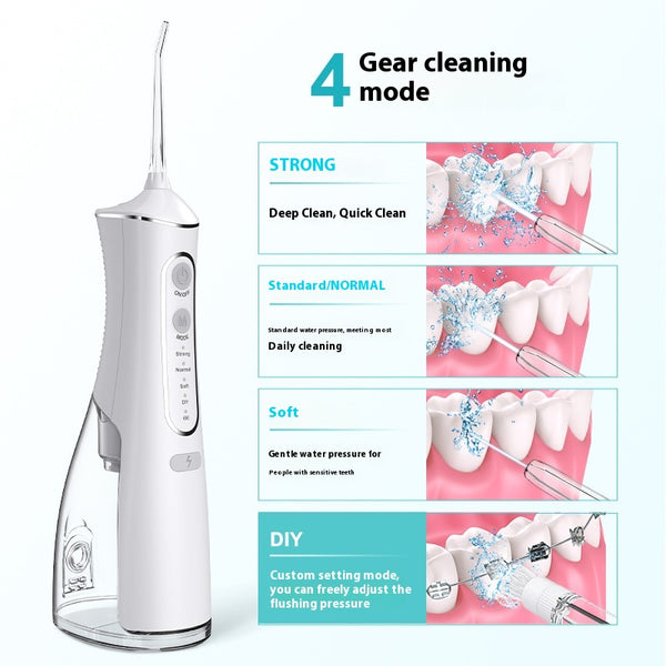 Irrigador Bucal Portátil 6 Velocidades Ajustables