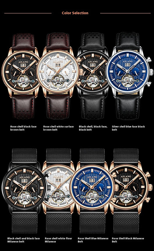 Reloj Automático Tourbillon Multifunción para Hombre - Image 17