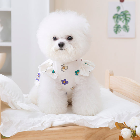 Vestido Ligero para Perros con Estampado Floral Adorable
