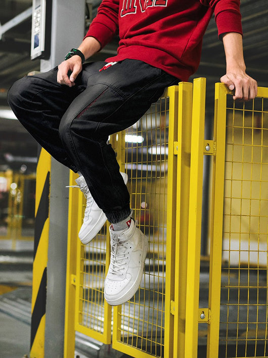 Jeans Hip-Hop Ajustados de Nueve Puntos Harlan - Image 7