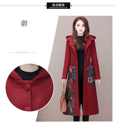 Chaqueta Tweed Entrelazado Mediana para Mujer - Image 9