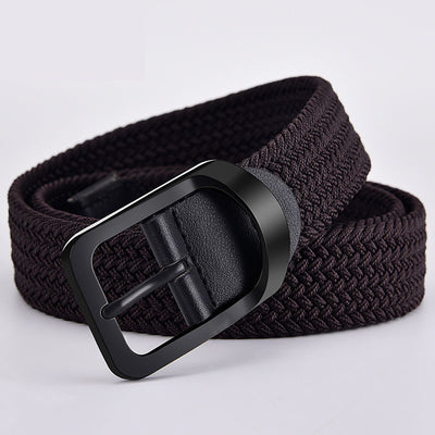 Cinturón de Lona Tejida Versátil para Hombre y Mujer - Image 3