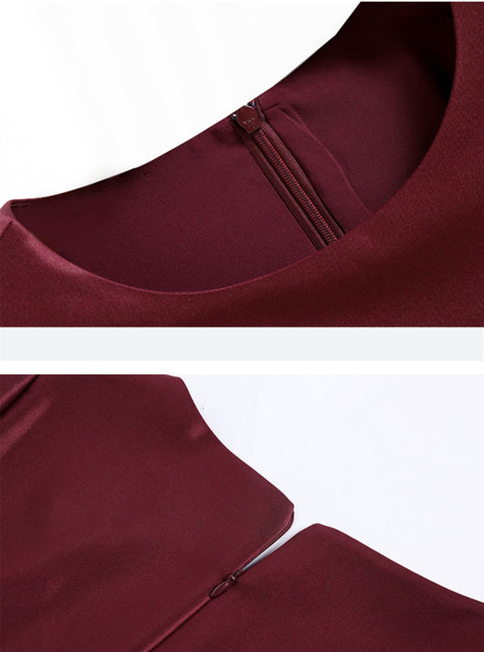 Vestido A-Línea Elegante de Temperamento para Mujer - Image 8