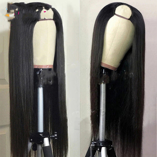 Prótesis Capilar U con Mecanismo Completo de Cabello Natural