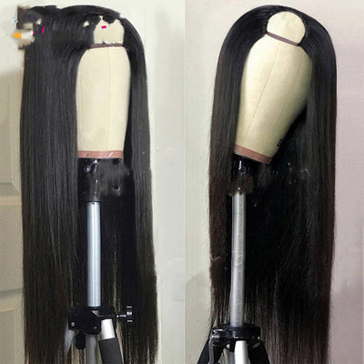 Prótesis Capilar U con Mecanismo Completo de Cabello Natural