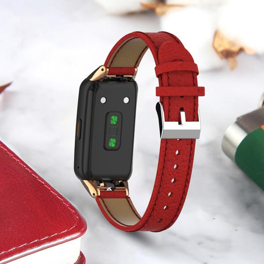 Pulsera de Cuero con Patrón Lichi