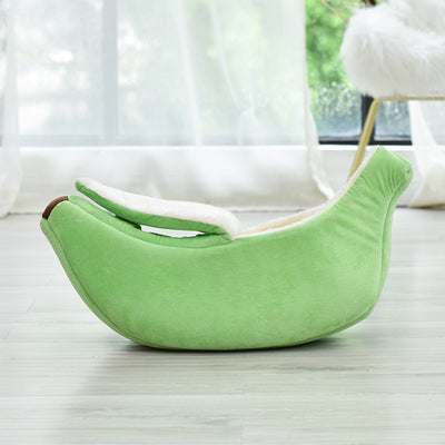 Cama Redonda para Mascotas Desmontable y Lavable - Diseño Banana Versátil - Image 5