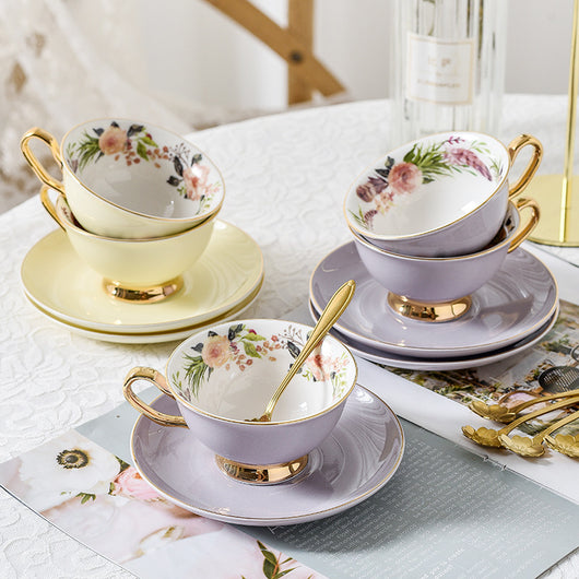 Juego de Taza y Platillo de Café Premium Elegante - Image 10