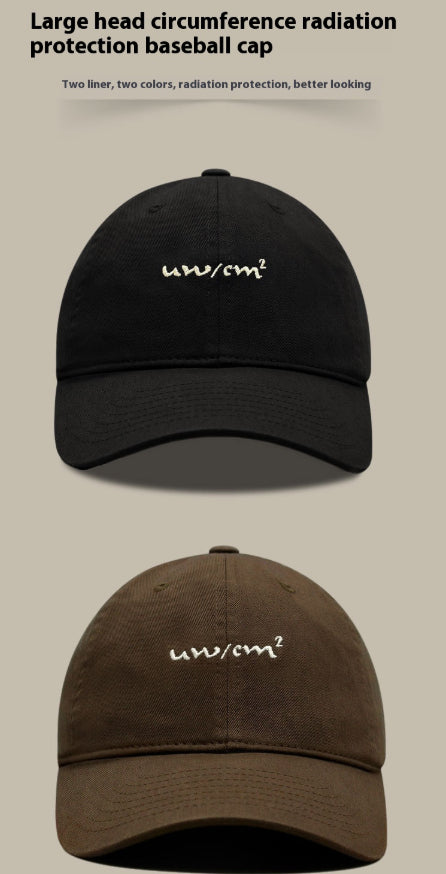 Gorra de Béisbol Protección Radiación Talla Grande con Fibra de Plata - Image 9
