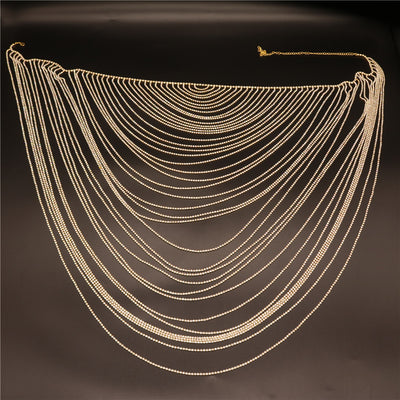 Cadena Corporal con Borlas y Cristales Brillantes para Mujer - Image 11
