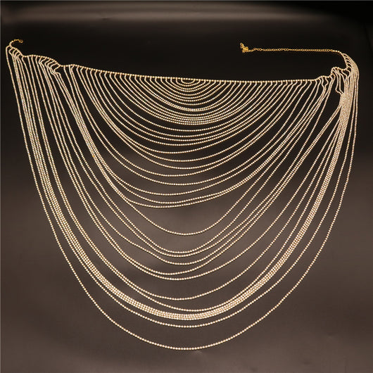 Cadena Corporal con Borlas y Cristales Brillantes para Mujer - Image 11