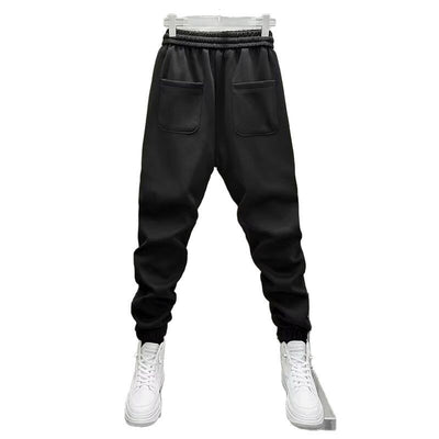 Pantalones Casuales Hombre Primavera-Verano con Rayas Verticales y Cintura Elástica - Image 5