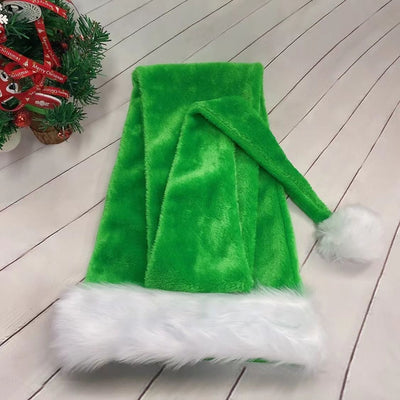 Gorro Navideño Extralargas Papá Noel Felpa Blanca para Disfraz y Decoración - Image 4