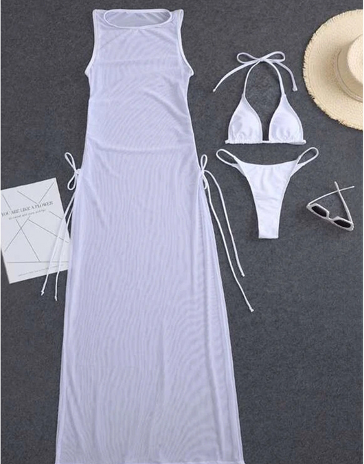 Traje de Baño Escotado con Abertura Lateral Elegante - Image 14