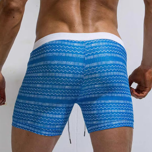 Bañador Deportivo Elástico con Estampado para Hombre - Image 4