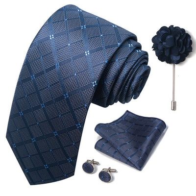Combo Corbata, Traje y Pañuelo de Bolsillo para Hombre - Juego 8 - Image 103