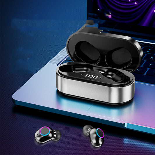 Auriculares Bluetooth F12 con Carcasa Metálica Premium