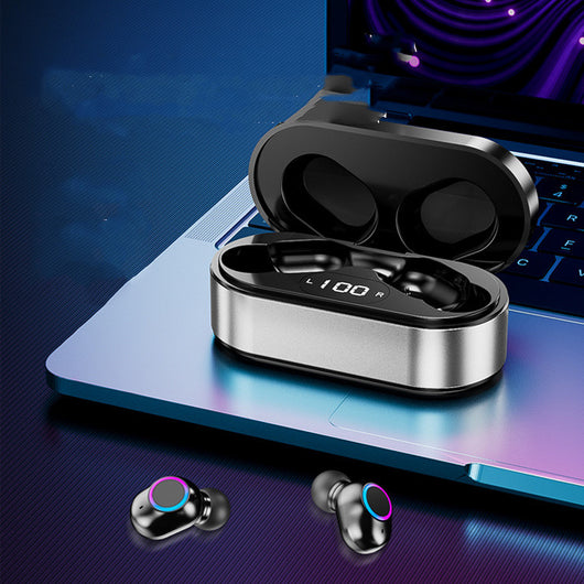 Auriculares Bluetooth F12 con Carcasa Metálica Premium