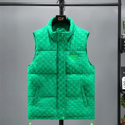 Chaleco de Algodón Acolchado para Hombre - Cuello Alzado Invierno - Image 5