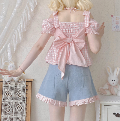 Blusa Cuadrille Suave Estilo Soft Girl - Diseño Original Verano - Image 10