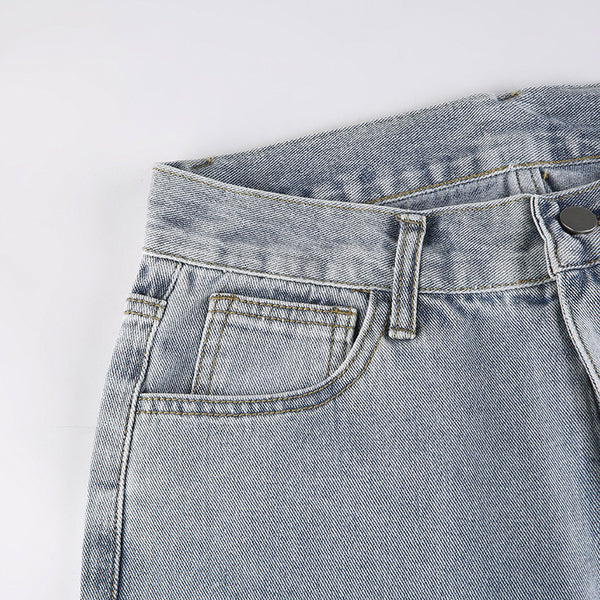 Jeans Rotos Cintura Baja Holgados para Mujer