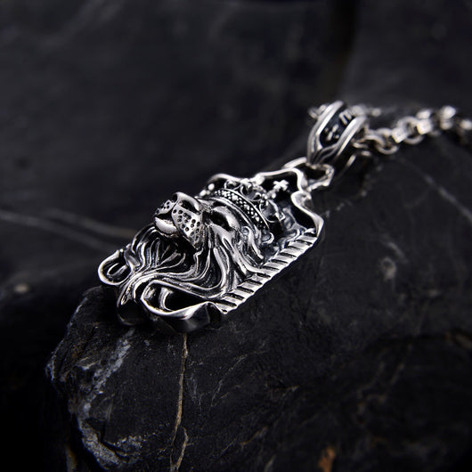 Collar Colgante León Tridimensional en Plata S925 - Image 9