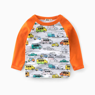 Playera Manga Larga Estampado Completo Tide para Niños - Image 8