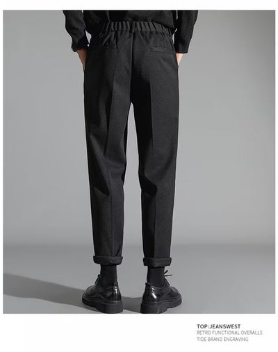 Pantalones Casuales Slim Fit en Lana para Hombre - Image 21