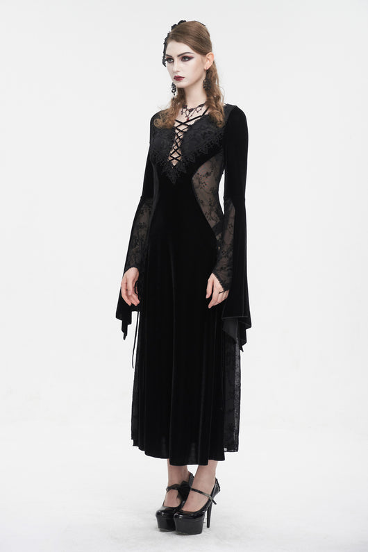 Vestido Halter Halloween para Mujer con Abertura Lateral - Image 4