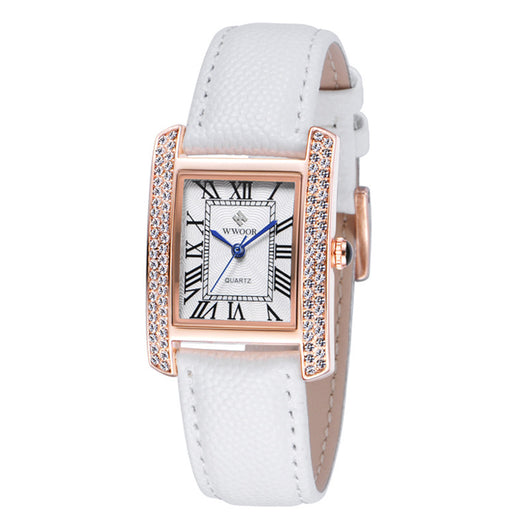 Reloj de pulsera para mujer con correa de cuero - Image 12