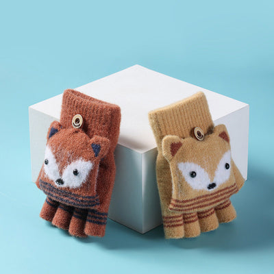 Guantes Infantiles de Punto Suave con Diseño Abatible Convertible - Image 10