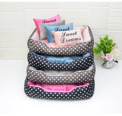 Cama Estampada de Cuatro Estaciones para Perros Pequeños - Image 9