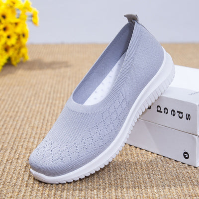 Zapatillas Tejidas Beijing Clásicas para Mujer - Comodidad Plana y Ligera - Image 6