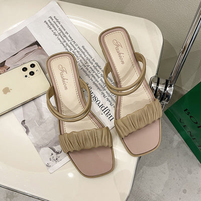 Sandalias Deslizables Gruesas para Mujer - Versátiles y Cómodas - Image 8