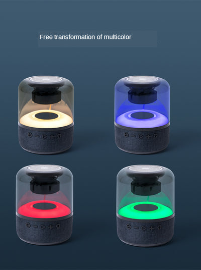 Parlante Inalámbrico Bluetooth con Luces LED Multicolor - Image 13