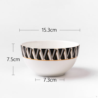Juego de Vajilla de Porcelana Ósea Nórdica Lujo - Image 15