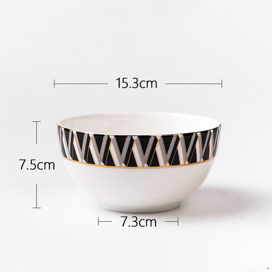 Juego de Vajilla de Porcelana Ósea Nórdica Lujo - Image 15