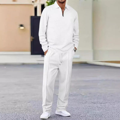 Traje Casual con Cremallera y Solapa - Pantalón Largo de Manga Larga - Image 4