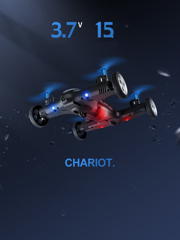 Dron Híbrido con Cámara 2.4G - Modo Terrestre y Aéreo