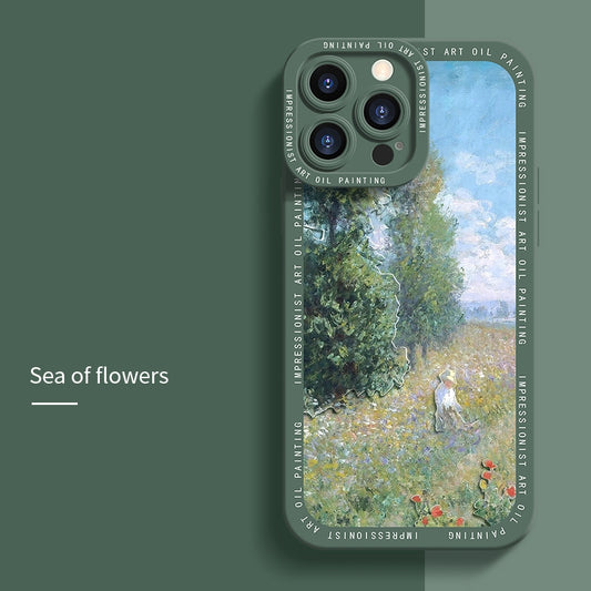 Funda Protectora de Silicona Líquida Antigolpes para Celular
