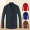 Camisa Abrigo Cuadros Cálida para Hombre - Estilo Casual Moderno