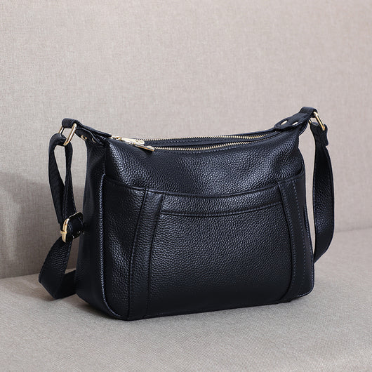 Bolso de Cuero Genuino de Gran Capacidad - Bolsa Madre Tipo Hombro - Image 4