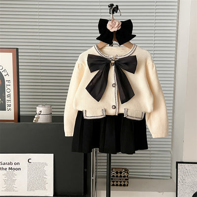 Suéter Elegante con Mangas Abullonadas y Moño - Otoño e Invierno - Image 3