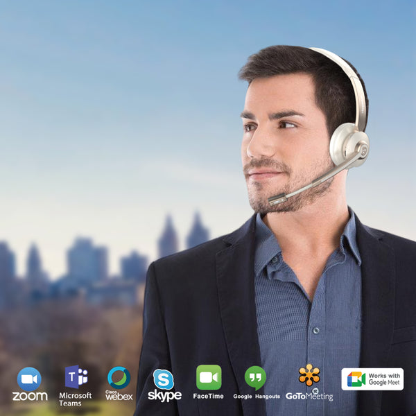 Auriculares Bluetooth con Cancelación de Ruido para Oficina y Educación