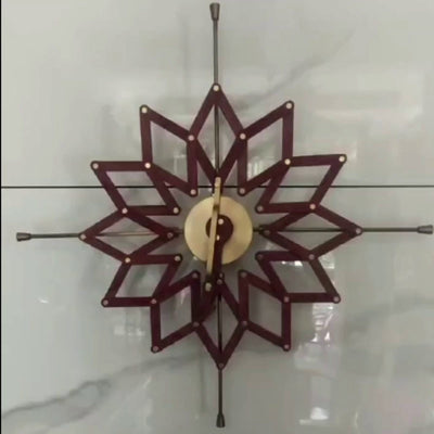 Reloj de Pared Dinámico con Diseño Irregular Moderno - Image 2