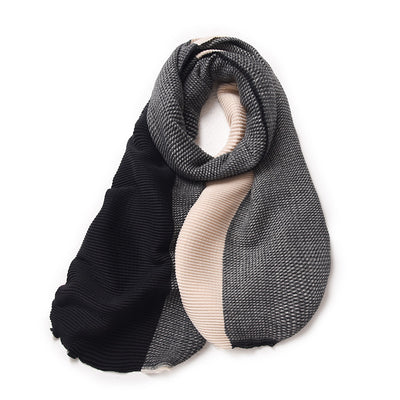 Bufanda Degradada Reversible de Imitación Cachemira - Elegancia y Versatilidad para Invierno - Image 9