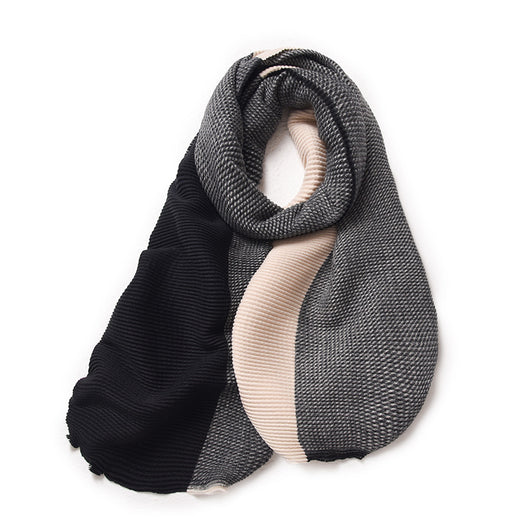 Bufanda Degradada Reversible de Imitación Cachemira - Elegancia y Versatilidad para Invierno - Image 9