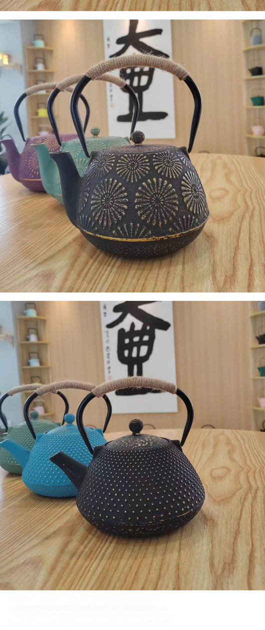 Estufa Japonesa de Colores para Tetera de Hierro - Image 32