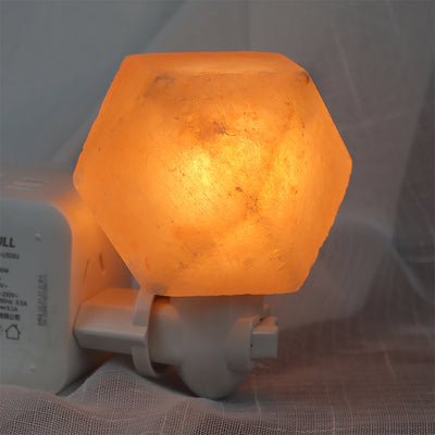 Lámpara de Sal del Himalaya para Dormitorio - Luz Cálida Mesita de Noche - Image 9