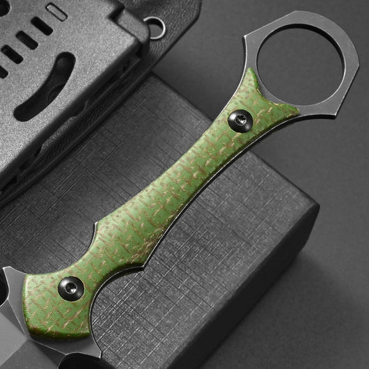 Cuchillo de Supervivencia D2 con Mango G10 para Camping y Aventura - Image 27